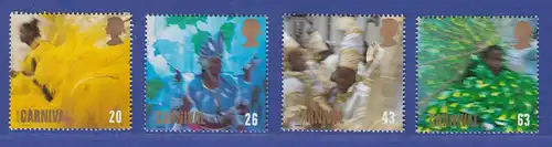 Großbritannien 1998 Karneval Mi.-Nr. 1763-1766 Satz **