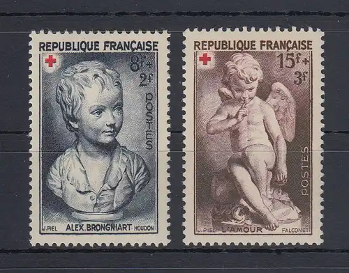 Frankreich 1950 Rotes Kreuz Mi.-Nr. 894-895 Satz 2 Werte **