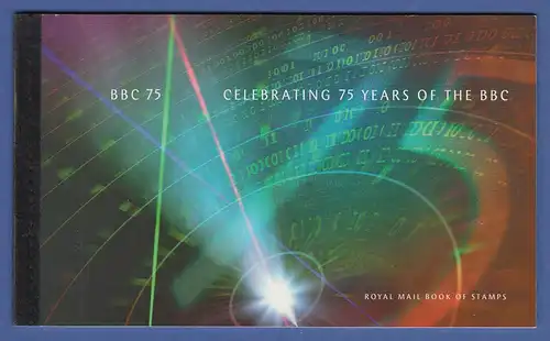 Großbritannien 1997 Prestige-Markenheftchen 75 years of BBC  MH 117