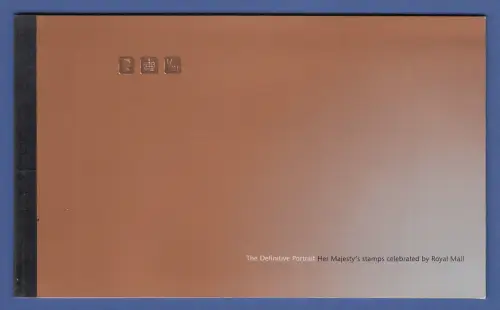 Großbritannien 1998 Prestige-Markenheftchen  The definitive Portrait MH 119