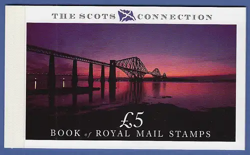 GB Schottland 1989 Prestige-Markenheftchen Brücke über den Firth of Forth MH 1 