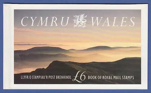 GB Wales 1992 Prestige-Markenheftchen Walisische Landschaft MH 1 
