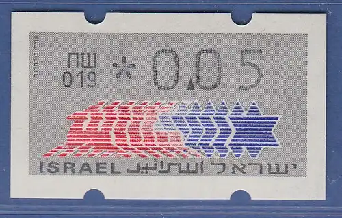 Israel Klüssendorf ATM Dauerausgabe 1.Papier, mit Aut.-Nr. 019 ,  Mi.-Nr. 3.1.19