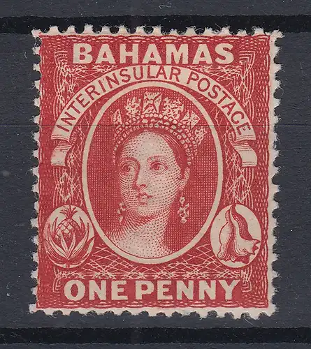 Bahamas 1863 Königin Viktoria Mi.-Nr. 5 Cb sauber ungebraucht *