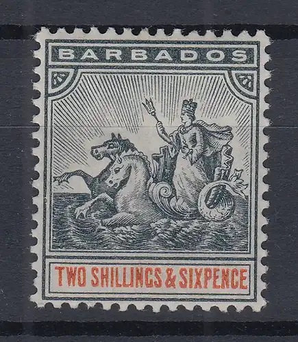 Barbados 1892 kleines Kolonialsiegel Mi.-Nr. 51 sauber ungebraucht 