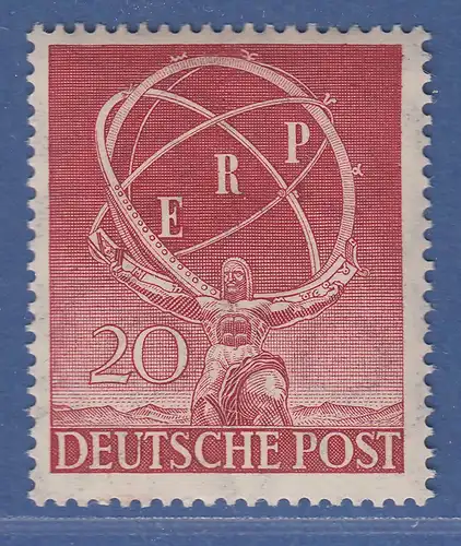 Berlin 1950 ERP-Programm Mi.-Nr. 71  20Pfg Wert  **