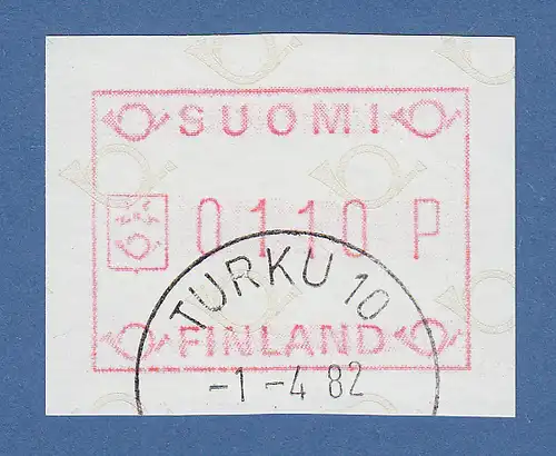 Finnland 1982 FRAMA-ATM Mi.-Nr. 1.1 Wert 110 mit ET-O TURKU