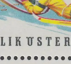 Österreich Olymp. Winterspiele Innsbruck 1976 Mi.-Nr. 1502 Eckrand-VB mit PLF I