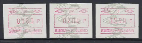 Finnland 1993 FRAMA-ATM Mi-Nr. 14.2 Aut.-# 005 Satz 160-200-230 ** 