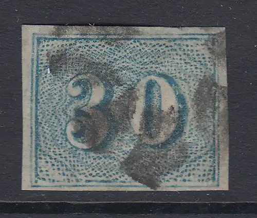 Brasilien Ziffernzeichnung Coloridos 30 Reis Mi.-Nr. 20 gestempelt