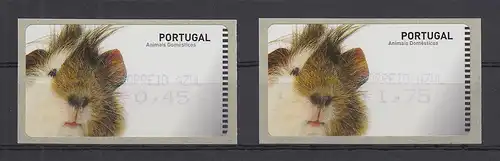 Portugal 2005 ATM Meerschweinchen Mi.-Nr. 51.2 Z2 Satz 2 Werte **