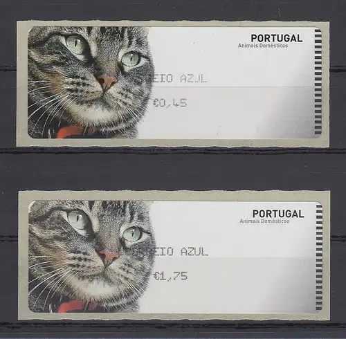 Portugal 2005 ATM Katze Mi.-Nr. 52.2 Satz 2 Werte **