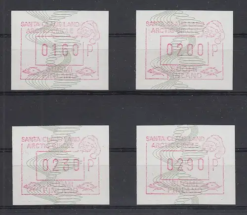 Finnland 1993 Frama-ATM SANTA CLAUS Mi.-Nr. 15  VS-Satz 160-200-230-290 **
