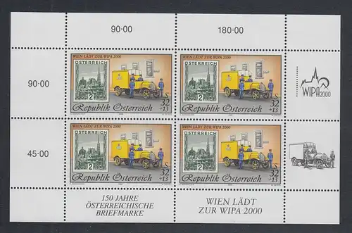 Österreich 1998 WIPA 2000 Mi.-Nr. 2270 I Kleinbogen mit 4 Werten **