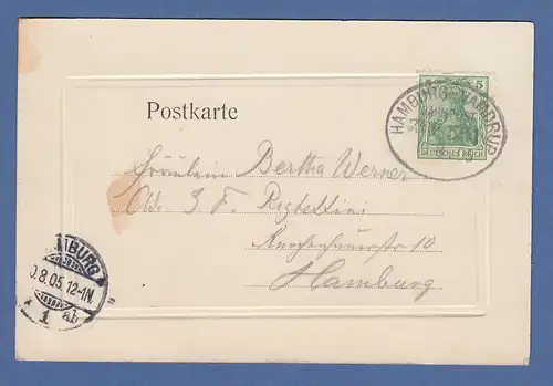 AK Gruss aus Wrist Gasthaus H. Lohse gelaufen 1905