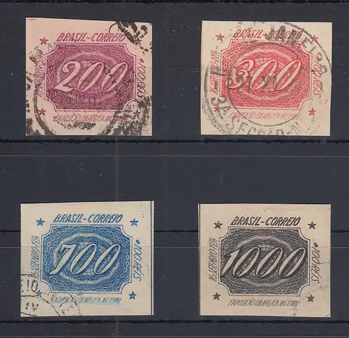 Brasilien 1934 Briefmarken-Ausstellung in Rio de Janeiro Mi.-Nr. 409-412 gest. 