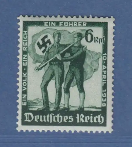 Deutsches Reich 1938 Volksabstimmung Österreich Mi.-Nr. 662 einwandfrei **