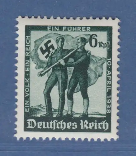 Deutsches Reich 1938 Volksabstimmung Österreich Mi.-Nr. 663 einwandfrei **