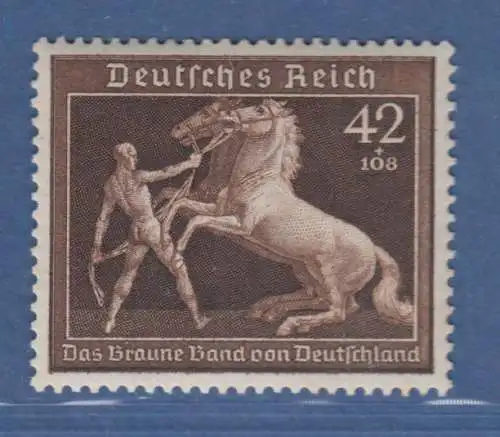 Deutsches Reich 1939 Galopprennen: Braunes Band Mi.-Nr. 699 einwandfrei **