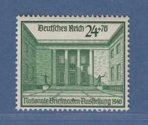 Deutsches Reich 1940 Briefmarkenausst. Reichskanzlei Mi.-Nr. 743 einwandfrei **