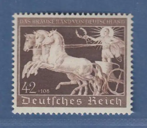 Deutsches Reich 1940 Galopprennen: Das braune Band Mi.-Nr. 747 einwandfrei **