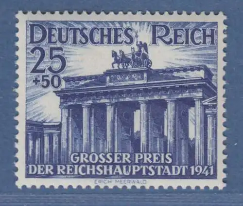 Deutsches Reich 1941 Galopprennen Reichshauptstadt Mi.-Nr. 803 einwandfrei **