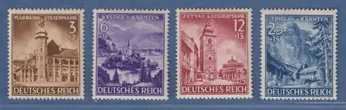 Deutsches Reich 1941 Steiermark Kärnten Krain Mi-Nr. 806-809 Satz einwandfrei **