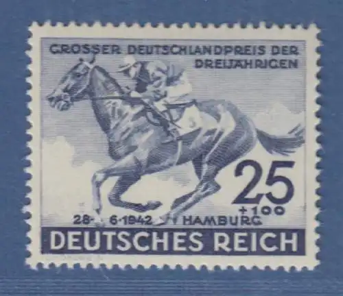 Deutsches Reich 1942 Blaues Band Mi.-Nr. 814 einwandfrei **