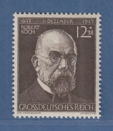 Deutsches Reich 1944 Geburtstag Prof. Dr. Robert Koch Mi.-Nr. 864 einwandfrei **