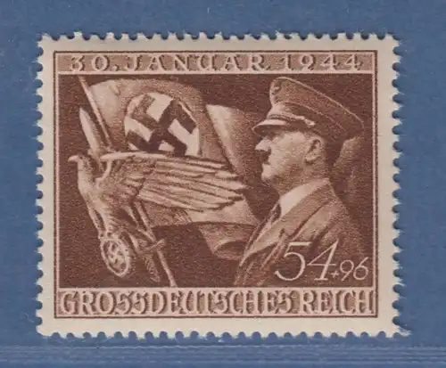 Deutsches Reich 1944 11. Jahrestag Machtergreifung Mi.-Nr. 865 einwandfrei **