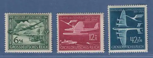 Deutsches Reich 1944 deutscher Luftpostdienst Mi.-Nr.866-868 Satz einwandfrei **