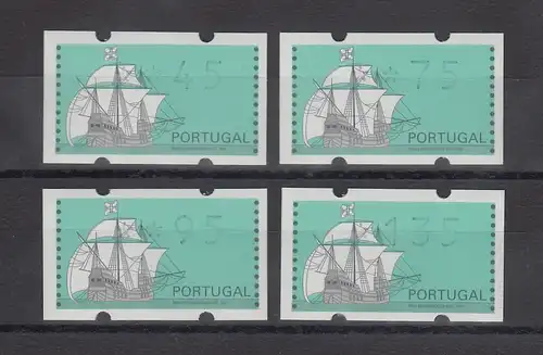 Portugal 1993 ATM Nau Mi-Nr. 7Z1 Satz 45-75-95-135 ** 