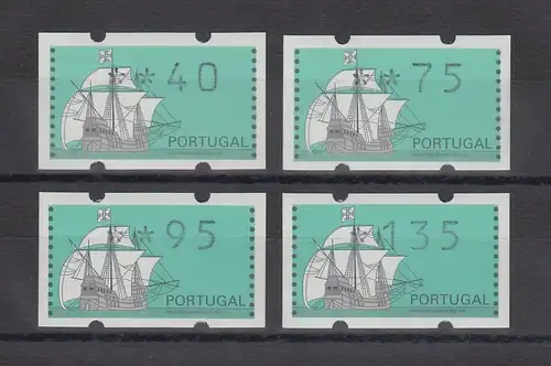 Portugal 1993 ATM Nau Mi-Nr. 7Z1 Satz 40-75-95-135 **