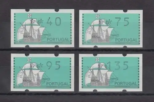 Portugal 1993 ATM Nau Mi-Nr. 7Z1 Satz 40-75-95-135 **