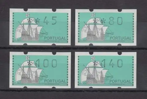 Portugal 1993 ATM Nau Mi-Nr. 7Z1 Satz 45-80-100-140 **