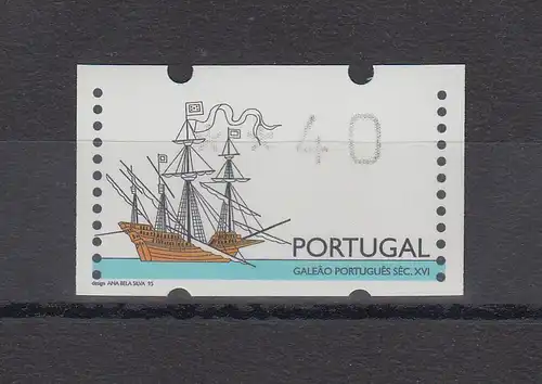 Portugal 1995 ATM Galeone Mi.-Nr. 10Z1 Wert 40 postfrisch **