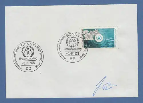 Josef Ertl Bundesernährungsminister original-Autogramm 1973