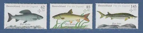 Bundesrepublik 2015 Jugend: Süßwasser-Fische Mi.-Nr. 3169-3171 Satz **