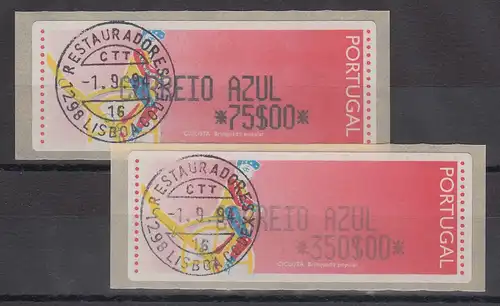 Portugal 1994 ATM Ciclista Mi.-Nr. 6 Z2 Satz 75 - 350 mit ET-O RESTAURADORES