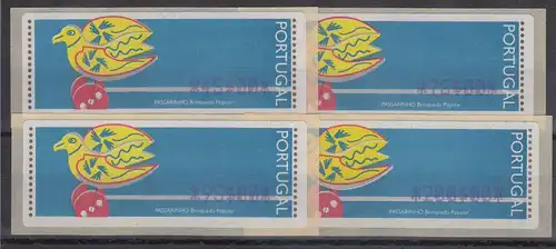 Portugal 1996 ATM Passarinho Mi.-Nr. 13.1.1 Z1 Satz 45-75-95-200 **