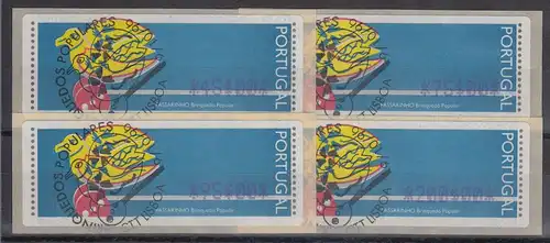 Portugal 1996 ATM Passarinho Mi.-Nr. 13.1.1 Z1 Satz 45-75-95-200 mit ET-O