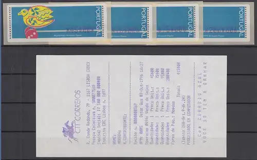 Portugal 1996 ATM Passarinho Mi.-Nr. 13.1.1 Z1 Satz 45-75-95-200 ** ET-AQ port.