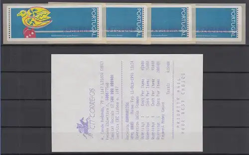 Portugal 1996 ATM Passarinho Mi.-Nr. 13.1.1 Z1 Satz 45-75-95-200 ** mit AQ engl.