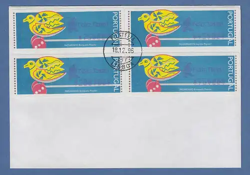 Portugal 1996 ATM Passarinho Mi-Nr 13.1.2 Z1 Feliz Natal Satz 45-75-95-200 b-FDC