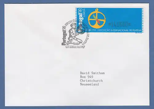 Portugal 1997 ATM PORTUGAL'98 Mi.-Nr. 17.2 Z1 Wert 140 auf FDC 