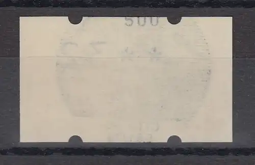 Portugal 1990 ATM Postreiter Mi-Nr. 2 Zählnummer extrem verschoben, Wert 35 O