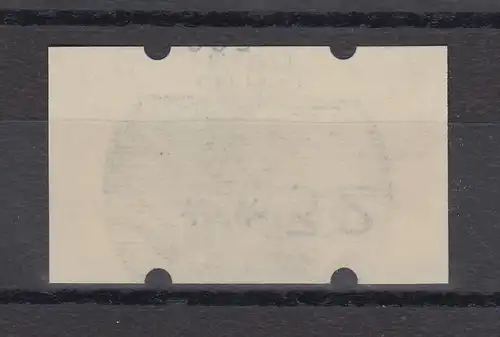 Portugal 1990 ATM Postreiter Mi-Nr. 2 Zählnummer extrem verschoben, Wert 35 ET-O