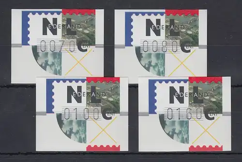 Niederlande ATM Mi.-Nr. 2.1 Typ FRAMA Satz 70-80-100-160 **