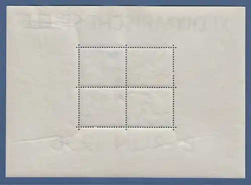 Dt. Reich 1936 Blockausgabe Olympische Spiele 1936 Mi.-Nr. Block 5 ** 