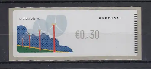 Portugal 2006 ATM Wind-Energie Monétel Mi-Nr 55.1 Wert 30 postfrisch **